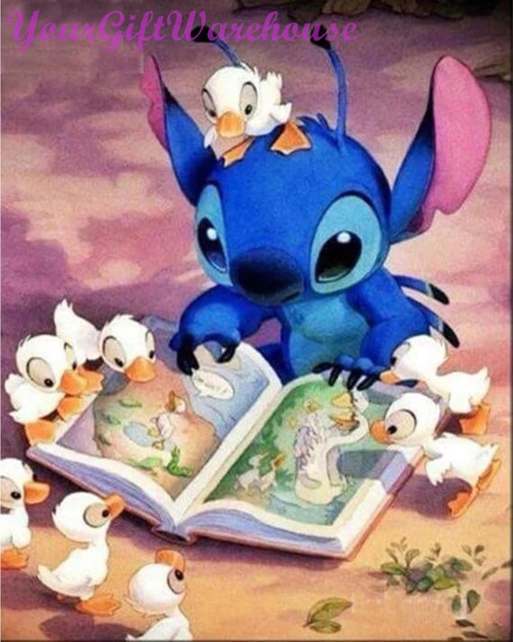 5D Diamond Painting Duck and Stitch Disney Mosaic Wall Art Decor