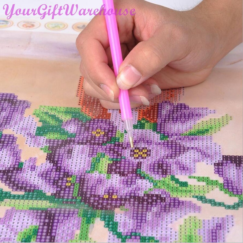 5D DIY Diamond Painting Kit Love Flower Butterfly Embroidery Cross Stitch Rhinestone Mosaic Painting Home Decor Gift