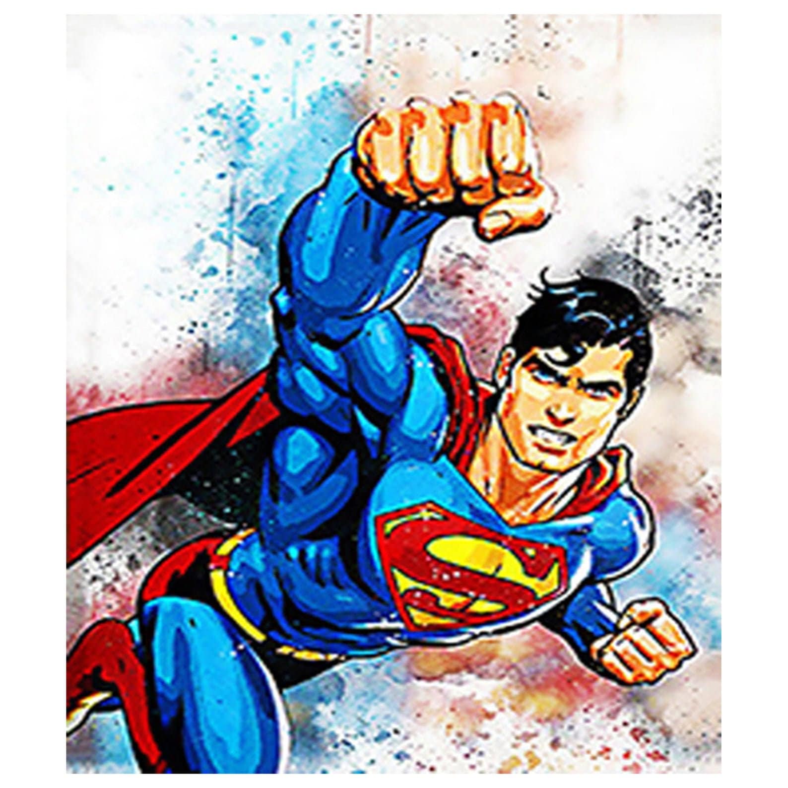 Superman 5D DIY Diamond Painting Kit Full Drill Stick to Paint Etsy