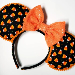Halloween Candy Corn Ears, Minnie Ears, Mickey Ears, Custom Ears, Mouse Ears