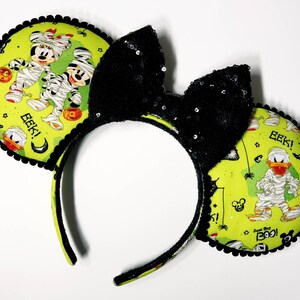 Kids Halloween All Wrapped Up Ears, Minnie Ears, Mickey Ears, Custom Ears, Mouse Ears