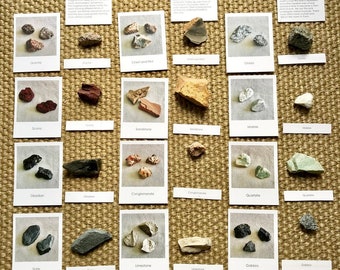 Rocks with Matching Cards