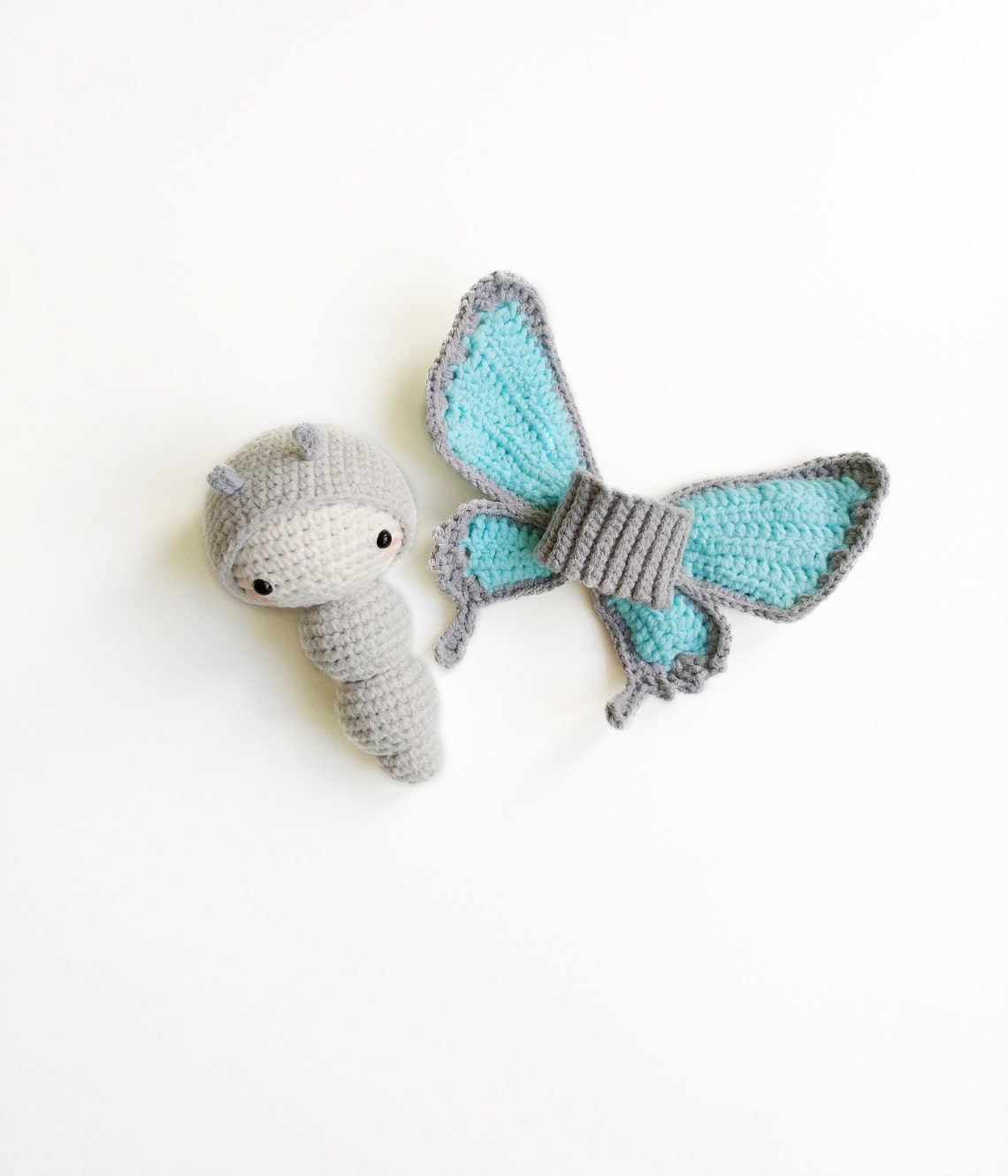 Crochet butterfly toy butterfly baby toy blue butterfly Etsy