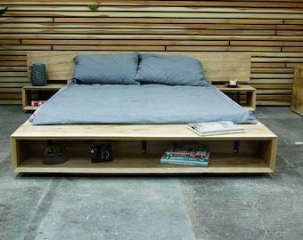 Solidwood oak bed