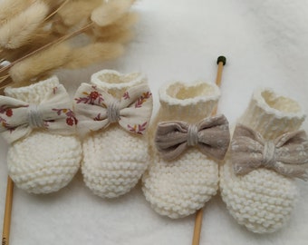 Chaussons tricotés pour bébé