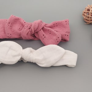 Double gauze headbands for babies
