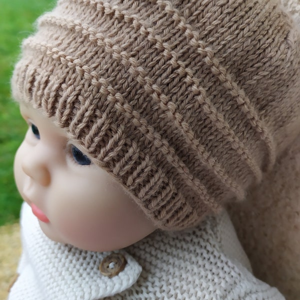 Bonnet laine pour bébé