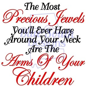 Precious Jewels SVG, kinderen svg, de armen van je kinderen, Moederdag svg, grootmoeder svg, moeder shirt svg, ze vergoten, moeder leven, teken van huis