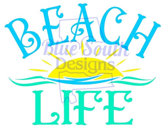 Download Beach Life Svg Beach Shirt Designs Beach Png Files Cute Etsy