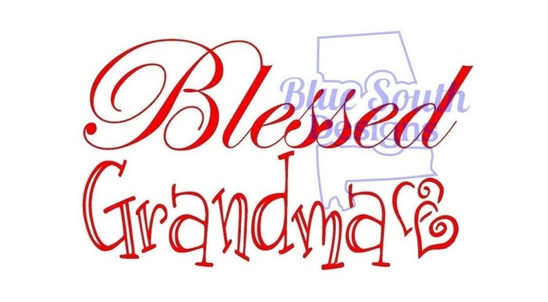 Blessed Grandma SVG gift ideas for grandma cute shirt ...