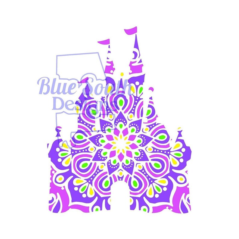 Download Clip Art Dxf Layered Mandala Svg 3d Castle Svg Bedroom Decor Castle Mandala Princess Theme Layered Castle Svg Nursery Decor 3d Mandala Svg Art Collectibles