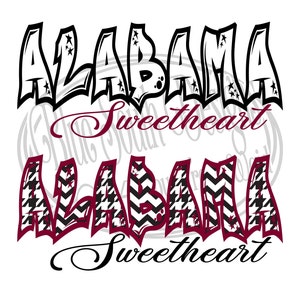 Alabama Sweetheart Svg, Alabama Sweetheart Sublimation Png, Alabama Shirt Design, Alabama Tumbler, Bama Decal, Southern Girl, Southern Lady