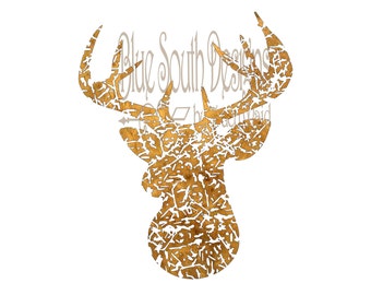 Distressed Deer Head SVG, Deer hunter design, Grunge Buck SVG, Camo Shirt SVG, Cabin Decor png, Deer decal, Deer Head Sublimation png