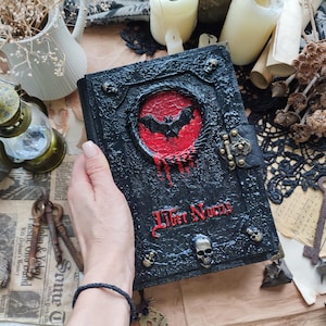 Grimoire Journal Witchcraft Book of Shadows, Anpassad Spellbook, Mystery Book