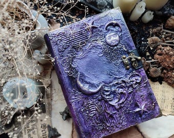 Diario delle streghe, diario Grimorio, libro delle ombre, libro degli incantesimi, taccuino, libro magico, diario Blanck, diario dei sogni, grimorio della stregoneria con la luna
