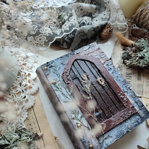 Grimoire book Charmed Book of Shadows Travelers notebook Spell book Witchcraft Pocket notebook Handmade sketchbook Blank grimoire journal