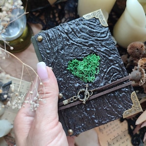 Grimoire journal Book of Shadows Spellbook handmade Pocket grimoire handmade book Coptic sketchbook Magic book Blank journal Witchcraft book