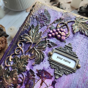 Witch journal Grimoire journal Book of Shadows Spell book Custom journal Coptic sketchbook Personalized Magic book Blank journal Witchcraft