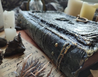 Spell book Charmed book of Shadows Gothic diary Grimoire journal Dragon book Blank book Junk journal handmade Witch journal Tarot journal
