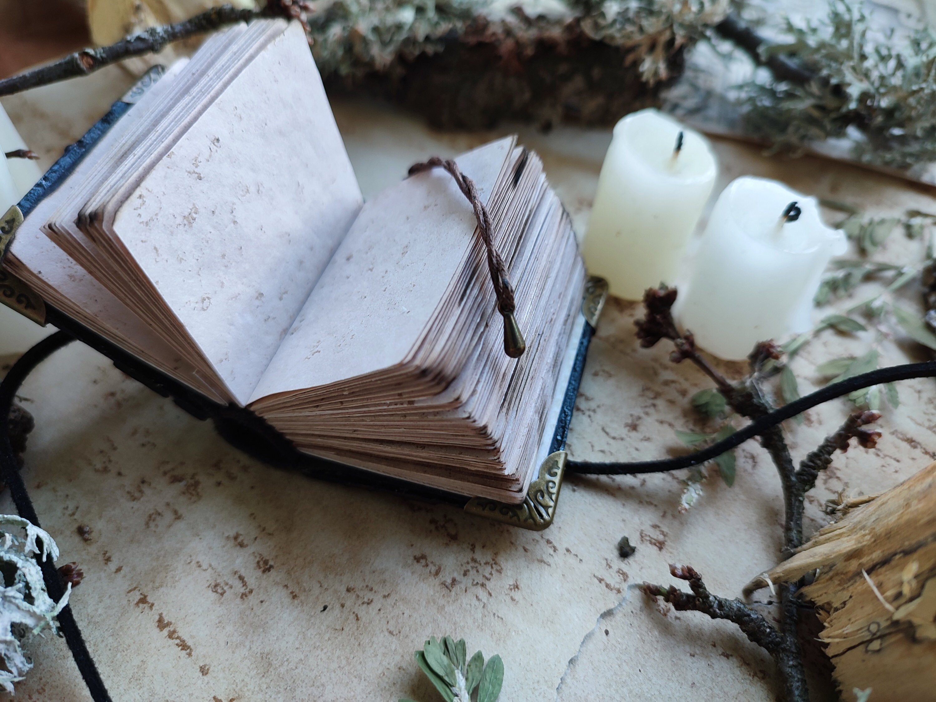 Spell Pocket Pocket Journal Fairy Book Key Fob Charmed Book Travelers Notebook Spell ...