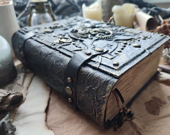 Dragon book Grimoire Journal Handmade Sketchbook Book of Shadows Spellbook Custom Sketchbook Blank journal
