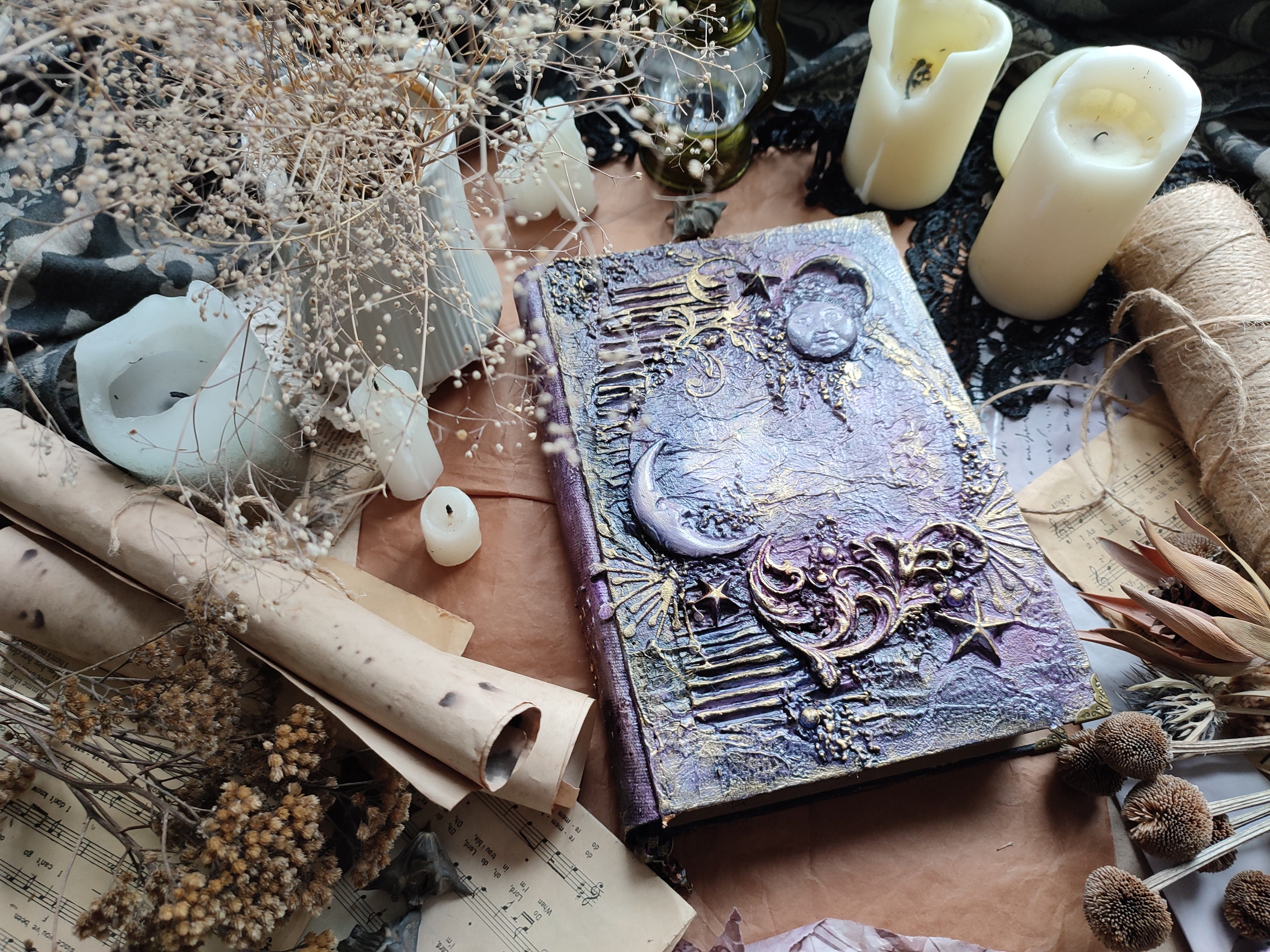 Witch Journal Grimoire Journal Book of Shadows Spell Book Sketchbook ...