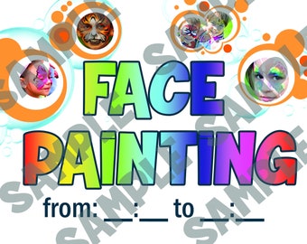 Face Painting Sign