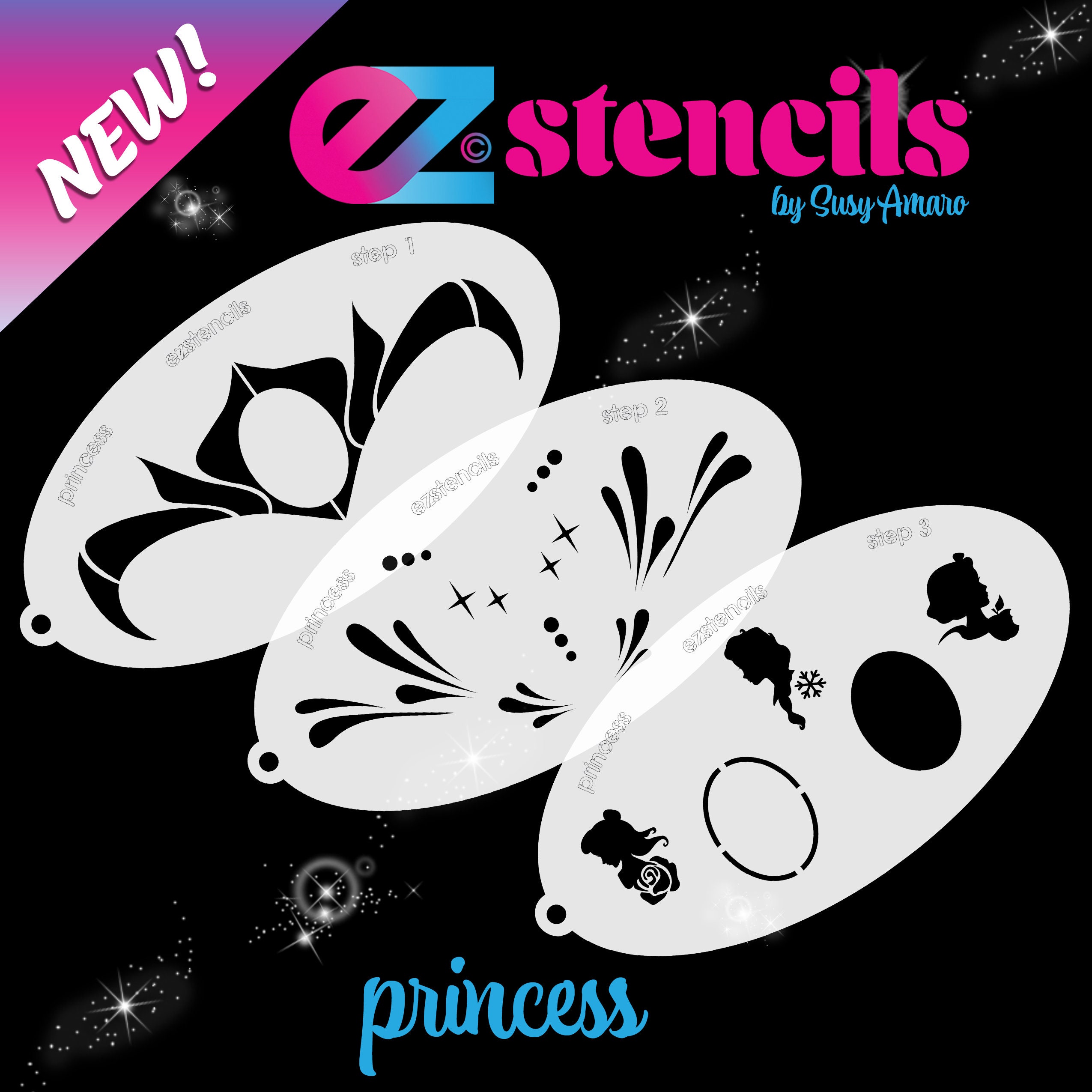 Toysical Drawing Stencils Set for Kids with Sticker Sheets - Gifts for  Girls Ages 2, 3, 4, 5, 6 and 7 Year Old - Activity and Art N Crafts Kit 