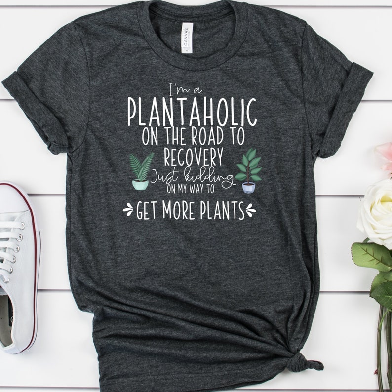 plantaholic t shirt garden lover mug plant lover image 0
