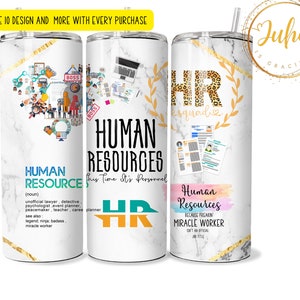 20 oz   human resources Tumbler Sublimation   Skinny Tumbler Designs | Sublimation Templates | 20oz Tumbler PNG | Digital Download