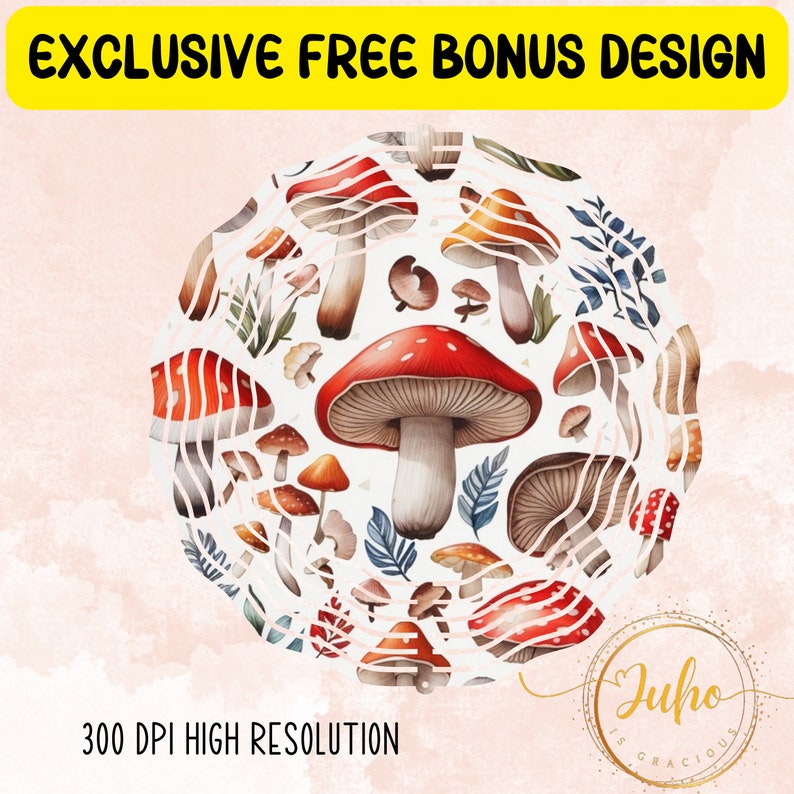 Christmas Wind Spinner , Wind Spinner Sublimation Design PNG, Instant