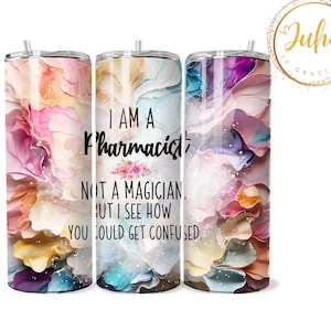 Apotheker lustige 20 Unzen Skinny Tumbler Sublimation Skinny Tumbler Designs | Sublimationsvorlagen | 20 Unzen Becher PNG | Digitaler Download
