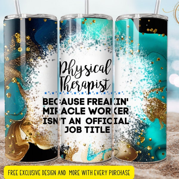 20 oz physical  therapist heart  tumbler wrap I Sublimation Templates | 20oz Tumbler PNG | Digital Download