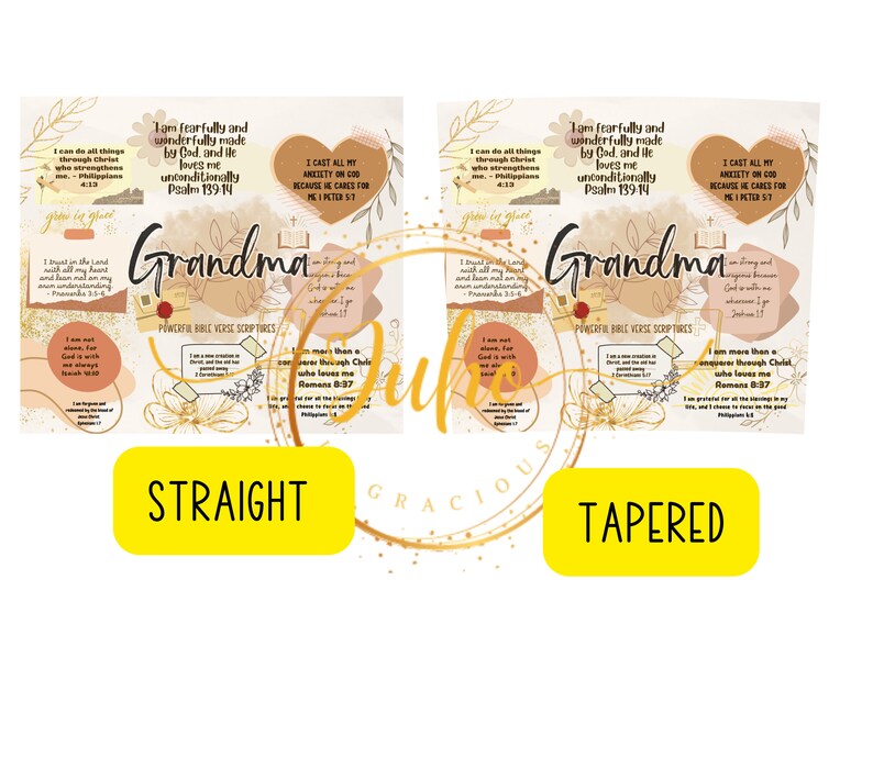 Puede incluir: Una descarga digital imprimible con un esquema de color melocot&oacute;n y dorado. La imprimible presenta la palabra "Abuela" en una fuente grande y en negrita e incluye varios vers&iacute;culos b&iacute;blicos sobre la fe y el amor. El texto "Poderosas Escrituras B&iacute;blicas" tambi&eacute;n est&aacute; incluido.
