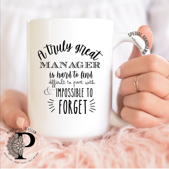 Manager great appreciation mug Office Manager Gift Etsy