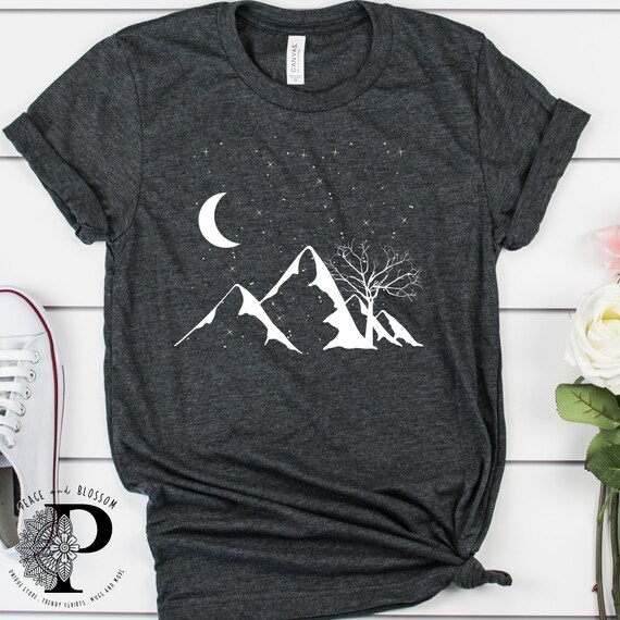 Star gazing moon tshirt Stargazer Shirt Astronomy Gift | Etsy
