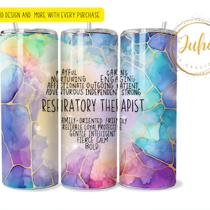 respiratory therapist heart  tumbler wrap 3d    Skinny Tumbler Designs | Sublimation Templates | 20oz Tumbler PNG | Digital Download