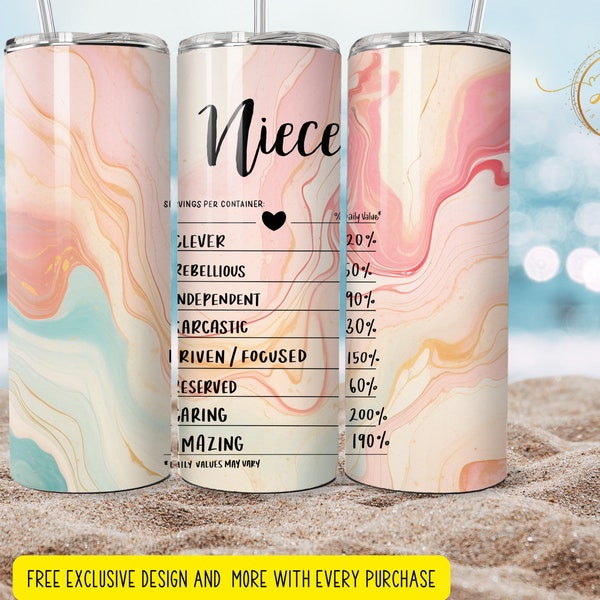 niece serving  bible  tumbler Sublimation wraps | 20oz Tumbler PNG skinny tumbler digital download  niece instant download png