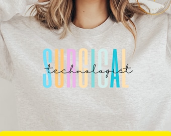 surgical tech  rainbow  sublimation PNG,  digital download , surgical technologist  shirt png , surgical  tech png