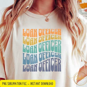 Onda dell'ufficiale di prestito PNG, porzioni png, download digitale, camicia della tazza dell'ufficiale di prestito, design a sublimazione, download digitale