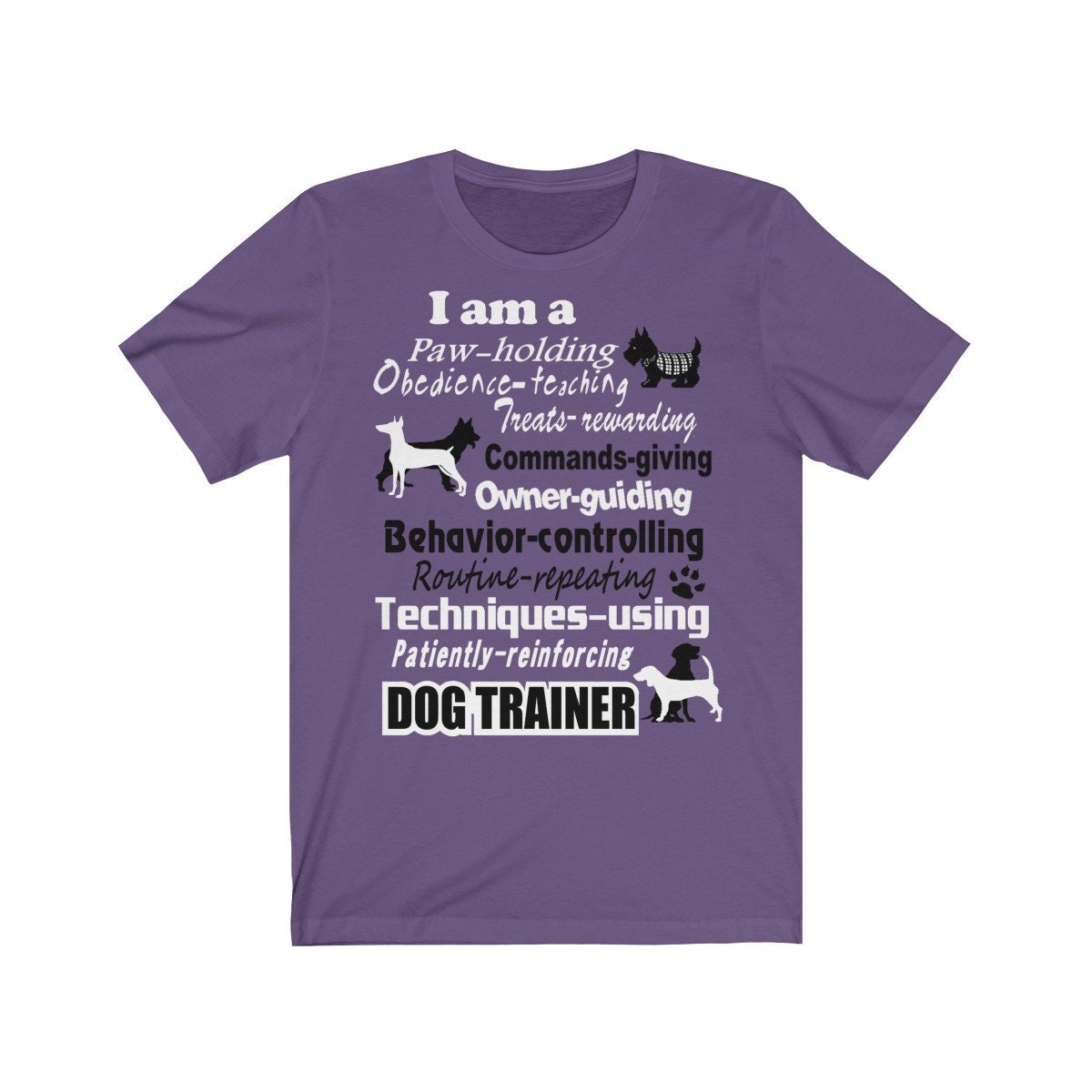 Dog Trainer Poems Tshirt Tee Dog Training Tshirt Unisex Tshirt Etsy