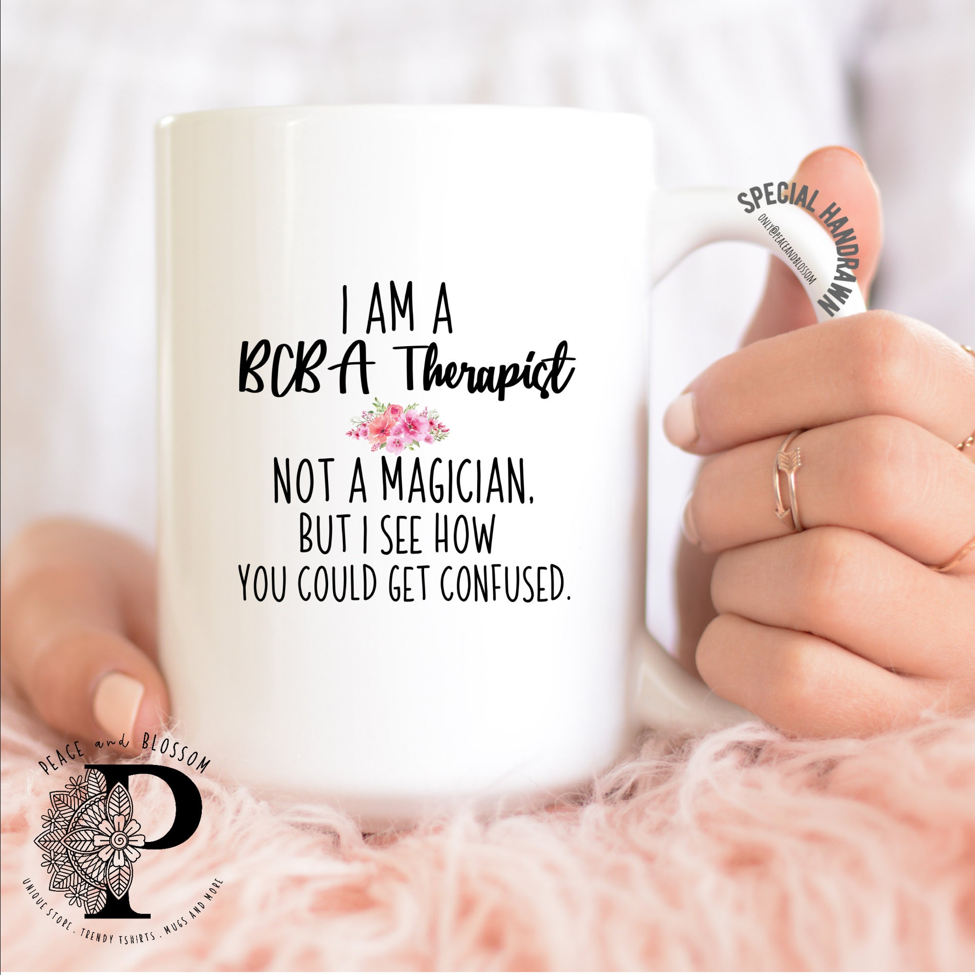 BCBA Therapist Mug Therapist Gift Therapist Gift Etsy