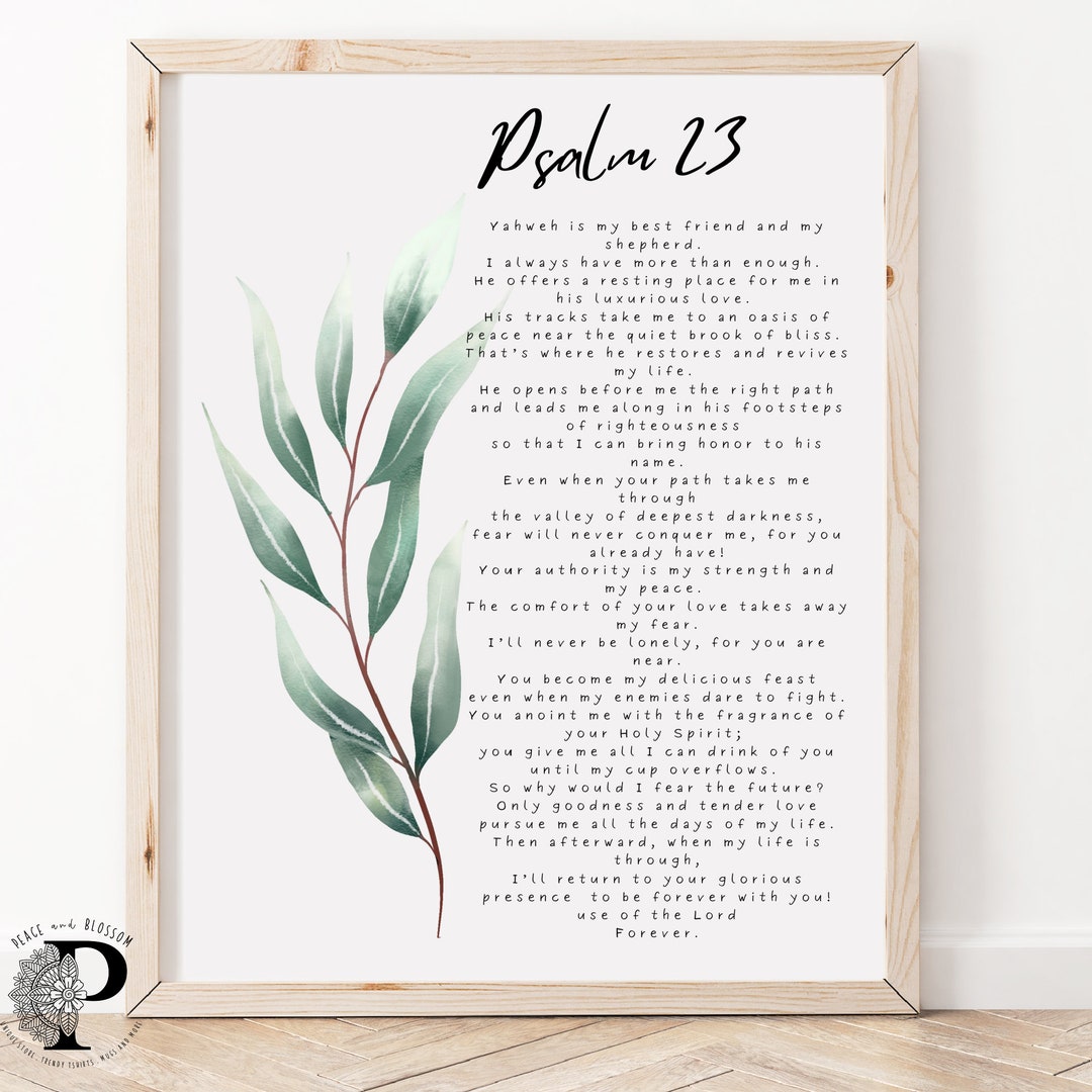 Psalm 23 Tpt Yahweh Is My Best Friend Christian Wall Art Print Etsy psalm-23-tpt-yahweh-is-my-best-friend-christian-wall-art-print-etsy