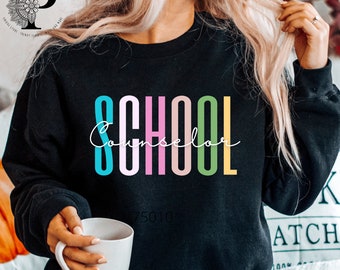 school counselor rainbow   sublimation PNG,  , school counselor  Life png,counselor png, counselor sublimation png design