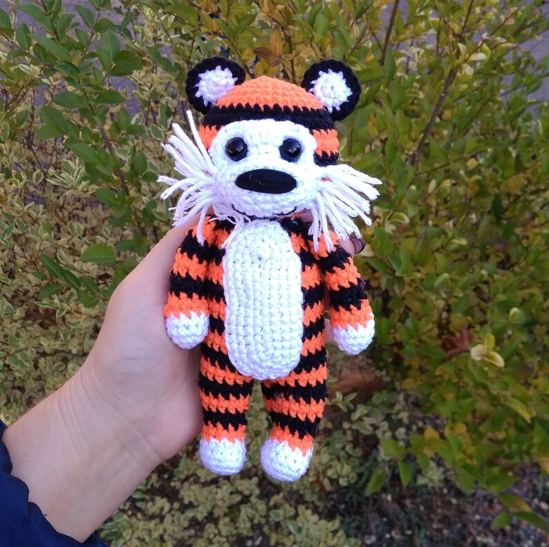 Hobbes Stuffed Tiger Calvin and Hobbes Handmade Hobbes Crochet | Etsy