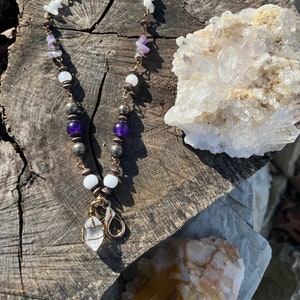 Custom Lanyard, Crystal Lanyard, Gemstone Lanyard, Lanyard for New Job, Badge Holder, Crystal Lanyards, Healing Lanyard, Lanyard, Lanyards