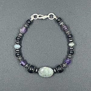 Custom Bracelet, Gemstone Bracelet, Healing Bracelet, Bracelets, Bracelet, Crystal Bracelet, Amethyst, Custom Jewelry, Custom Gift, Crystals