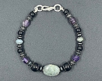Custom Bracelet, Gemstone Bracelet, Healing Bracelet, Bracelets, Bracelet, Crystal Bracelet, Amethyst, Custom Jewelry, Custom Gift, Crystals