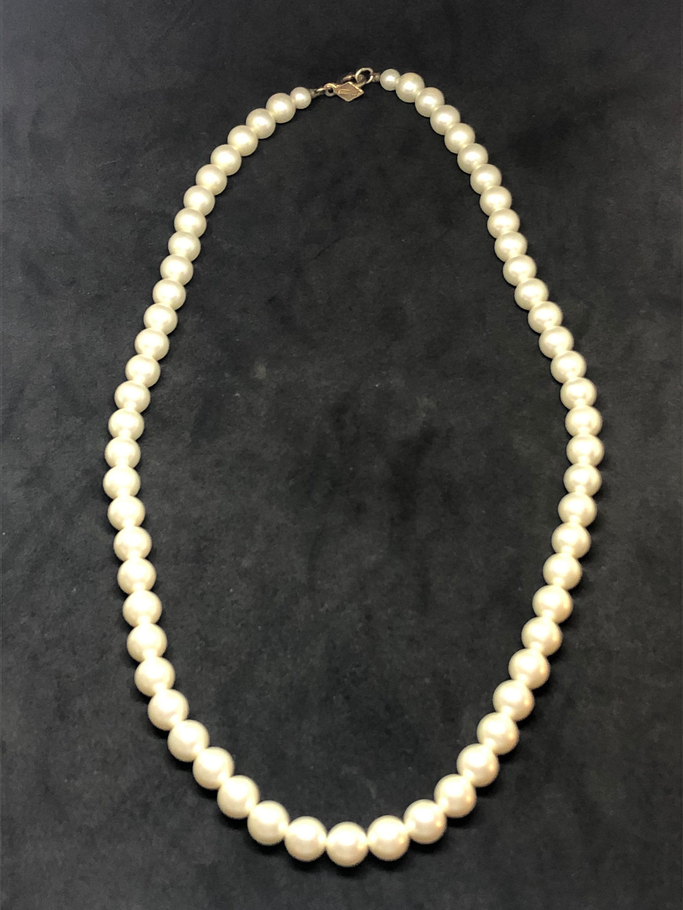 Collier Vintage Sarah Coventry - Mariage De Strass, Perles Et Résines Vertes - Occasion