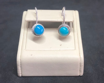 925 Turquoise Earrings, Silver Turquoise Earrings, Earring, Earrings, Signed Turquoise Earrings, Southwestern Silver Jewelry
